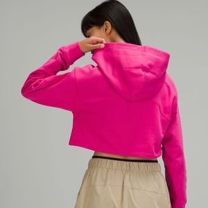 LULULEMON ALL YOURS CROPPED HOODIE size large